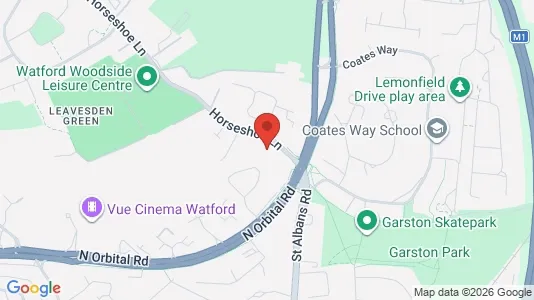 Apartments for rent i Watford - Hertfordshire - kort over placeringen