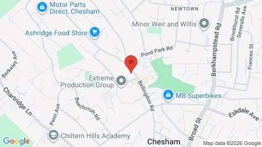 Apartments for rent i Chesham - Buckinghamshire - kort over placeringen