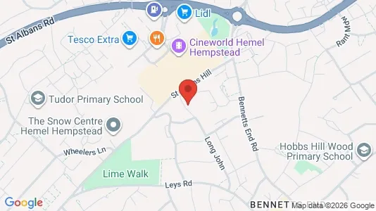 Apartments for rent i Hemel Hempstead - Hertfordshire - kort over placeringen