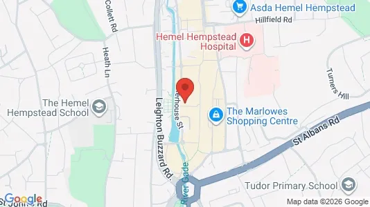 Apartments for rent i Hemel Hempstead - Hertfordshire - kort over placeringen