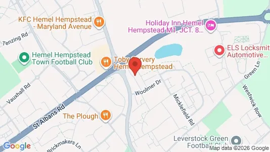 Apartments for rent i Hemel Hempstead - Hertfordshire - kort over placeringen