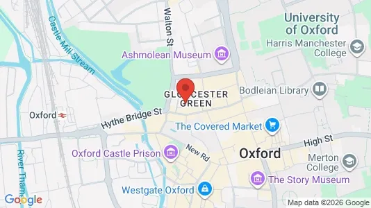 Apartments for rent i Oxford - Oxfordshire - kort over placeringen