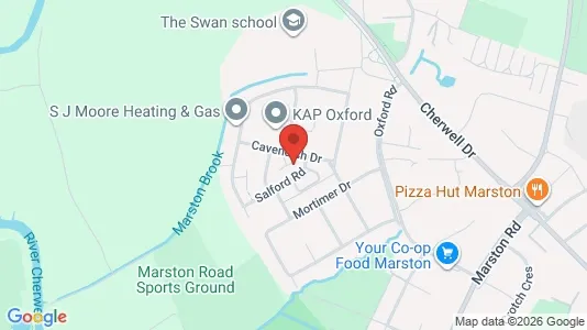 Apartments for rent i Oxford - Oxfordshire - kort over placeringen