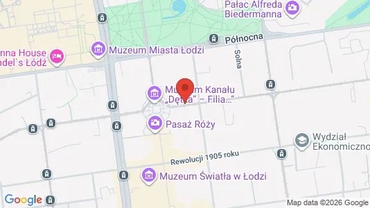 Rooms for rent i Łódź - kort over placeringen