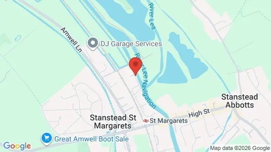 Apartments for rent i Ware - Hertfordshire - kort over placeringen
