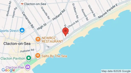 Apartments for rent i Clacton-on-Sea - Essex - kort over placeringen