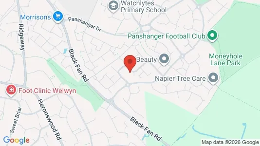 Apartments for rent i Welwyn Garden City - Hertfordshire - kort over placeringen