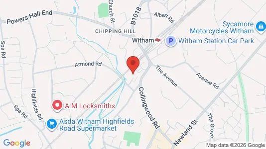Apartments for rent i Witham - Essex - kort over placeringen