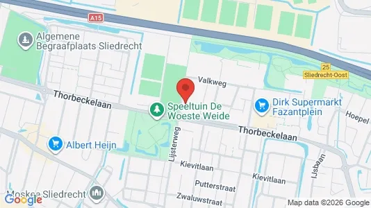 Apartments for rent i Sliedrecht - kort over placeringen