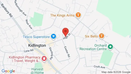 Apartments for rent i Kidlington - Oxfordshire - kort over placeringen