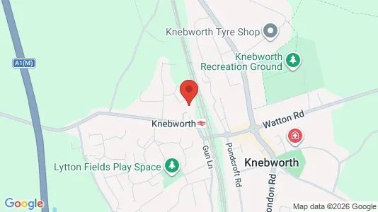 Apartments for rent i Knebworth - Hertfordshire - kort over placeringen