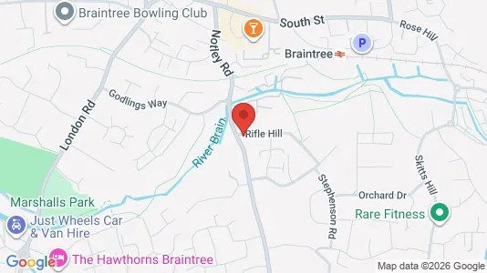 Apartments for rent i Braintree - Essex - kort over placeringen