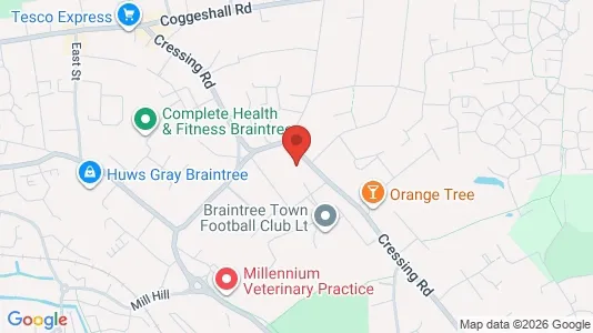 Apartments for rent i Braintree - Essex - kort over placeringen