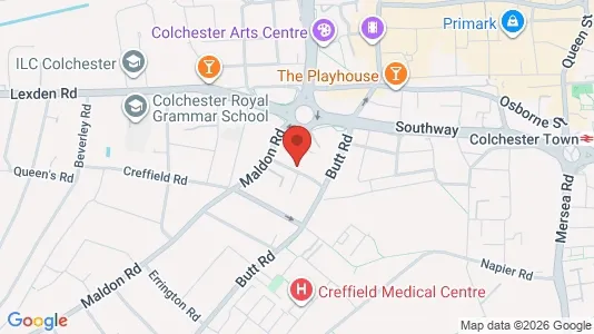 Apartments for rent i Colchester - Essex - kort over placeringen