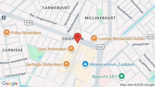 Apartments for rent i Rotterdam Charlois - kort over placeringen