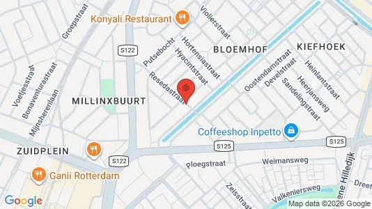 Apartments for rent i Rotterdam Feijenoord - kort over placeringen