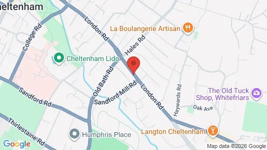 Apartments for rent i Cheltenham - Gloucestershire - kort over placeringen