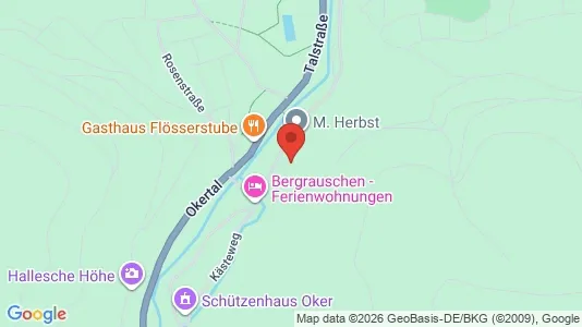 Apartments for rent i Goslar - kort over placeringen