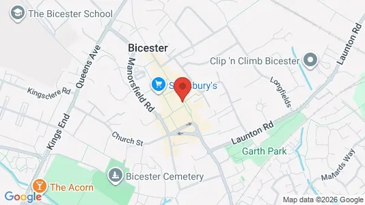 Apartments for rent i Bicester - Oxfordshire - kort over placeringen