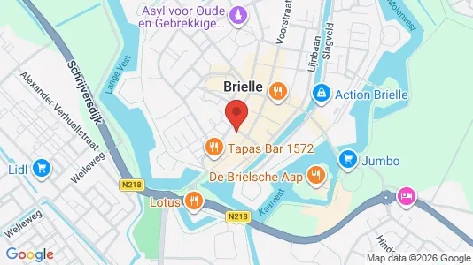 Apartments for rent i Brielle - kort over placeringen