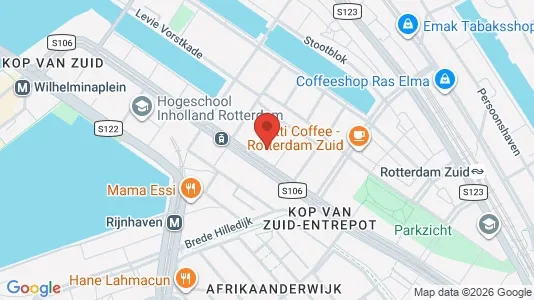 Apartments for rent i Rotterdam Feijenoord - kort over placeringen