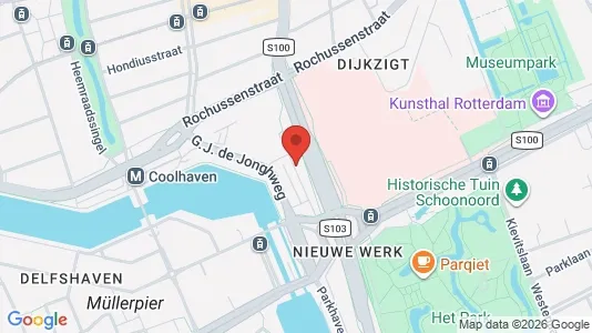 Apartments for rent i Rotterdam Centrum - kort over placeringen