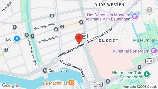 Apartments for rent i Rotterdam Delfshaven - kort over placeringen