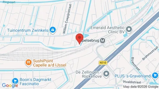 Apartments for rent i Rotterdam Prins Alexander - kort over placeringen