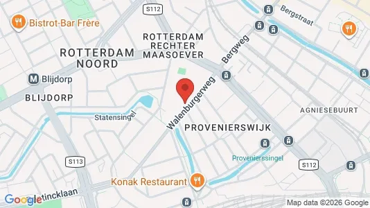 Apartments for rent i Rotterdam Noord - kort over placeringen