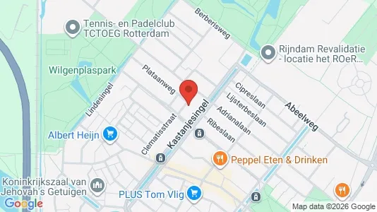 Apartments for rent i Rotterdam Hillegersberg-Schiebroek - kort over placeringen