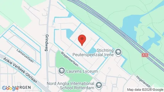 Apartments for rent i Rotterdam Hillegersberg-Schiebroek - kort over placeringen