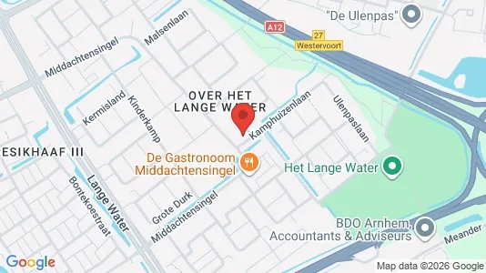 Apartments for rent i Arnhem - kort over placeringen
