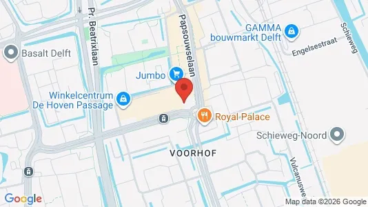 Apartments for rent i Delft - kort over placeringen