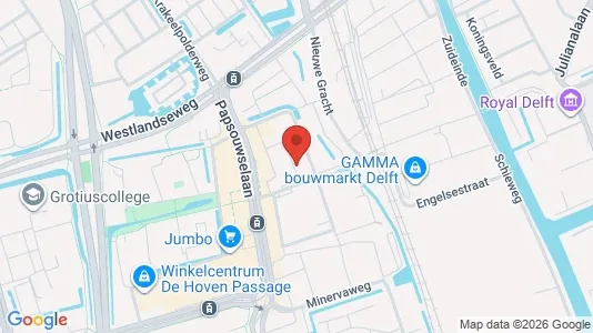 Apartments for rent i Delft - kort over placeringen