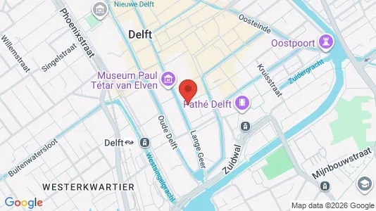 Apartments for rent i Delft - kort over placeringen