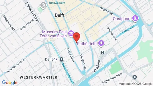 Apartments for rent i Delft - kort over placeringen