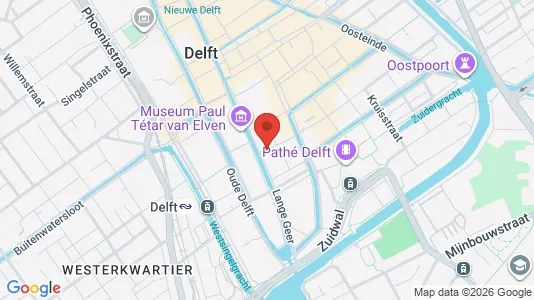 Apartments for rent i Delft - kort over placeringen