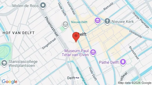 Apartments for rent i Delft - kort over placeringen