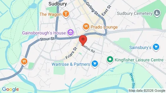 Apartments for rent i Sudbury - Suffolk - kort over placeringen