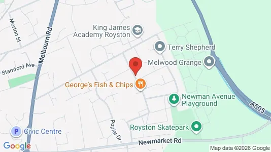 Apartments for rent i Royston - Hertfordshire - kort over placeringen