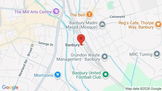 Apartments for rent i Banbury - Oxfordshire - kort over placeringen