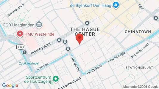 Apartments for rent i The Hague Centrum - kort over placeringen