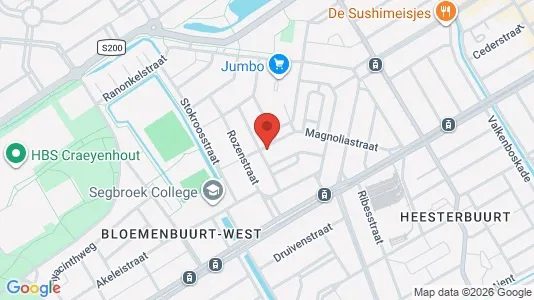 Apartments for rent i The Hague Segbroek - kort over placeringen