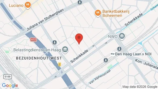 Apartments for rent i The Hague Haagse Hout - kort over placeringen