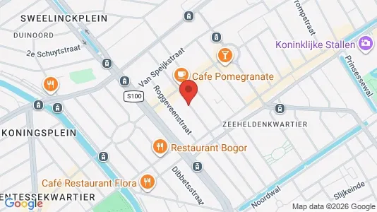 Apartments for rent i The Hague Centrum - kort over placeringen