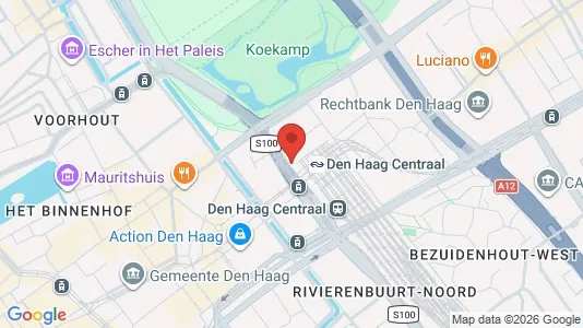 Apartments for rent i The Hague Haagse Hout - kort over placeringen