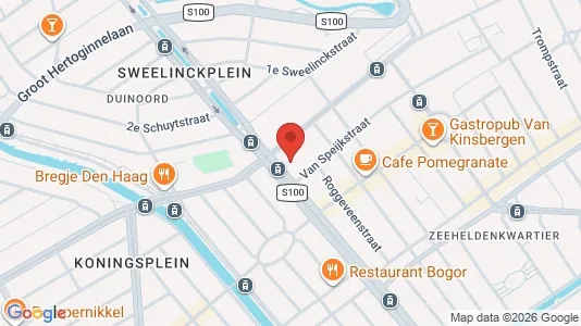 Apartments for rent i The Hague Centrum - kort over placeringen