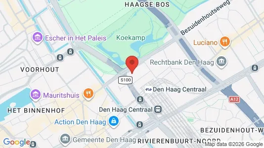 Apartments for rent i The Hague Haagse Hout - kort over placeringen