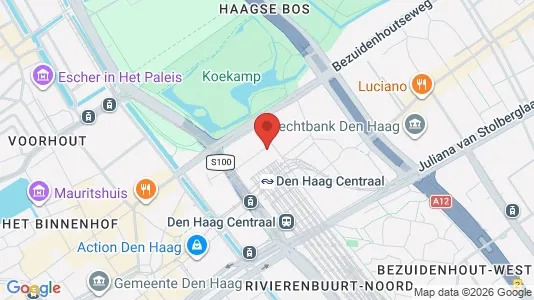 Apartments for rent i The Hague Haagse Hout - kort over placeringen