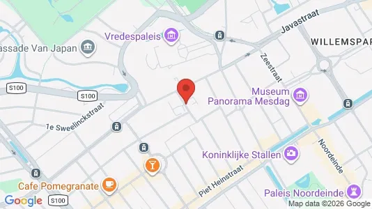 Apartments for rent i The Hague Centrum - kort over placeringen